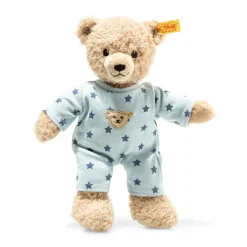 Teddy Boy With Pyjama, Blue (25 Cm)