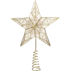 Tree Topper Star With Filigree Ornaments