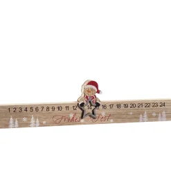 Wooden Slide Advent Calendar "Snowman"
